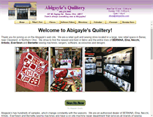 Tablet Screenshot of abigayles.com